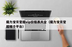 魔力宝贝觉醒vip价格表大全（魔力宝贝觉醒哪个平台）